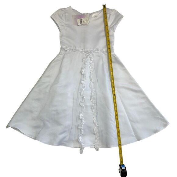 LAVENDER‎ by US ANGELS, Lace Embroidered Communion Dress, Size 10 - Picture 5 of 13